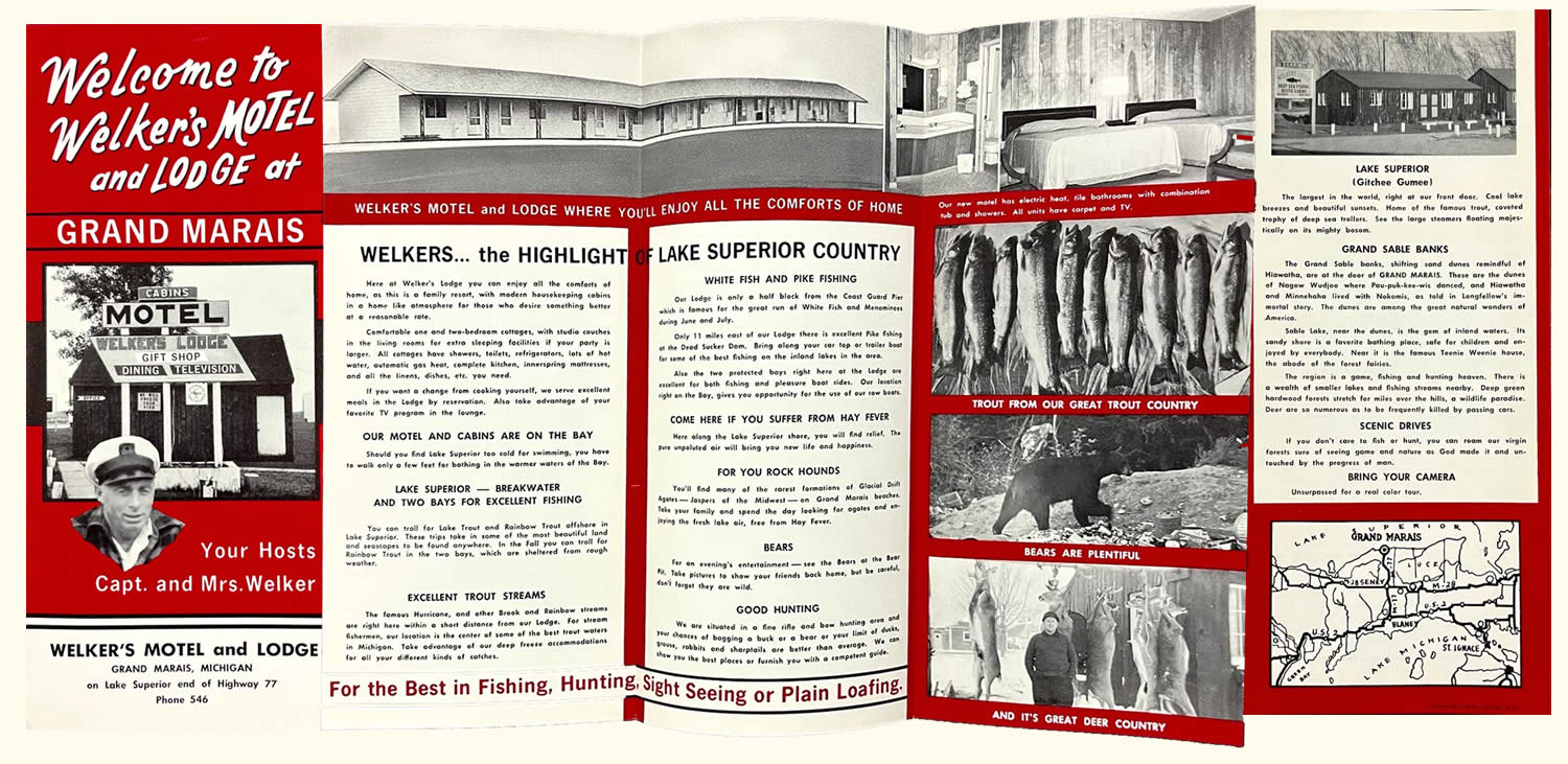 Welkers Lodge - Vintage Brochure (newer photo)